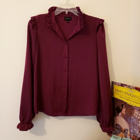 Soft Purple Polyester Shirt - Picture 1 of 3